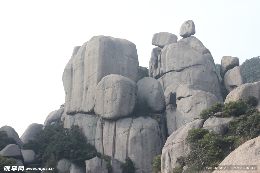 太姥山全景 云海 云雾 山顶雾