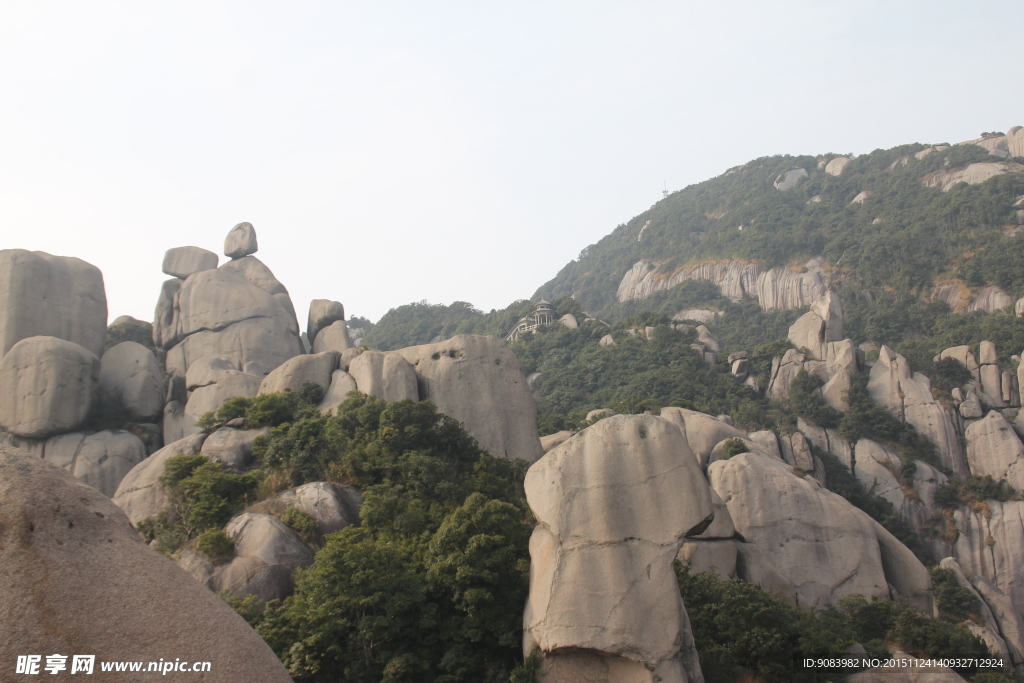 太姥山全景 云海 云雾 山顶雾