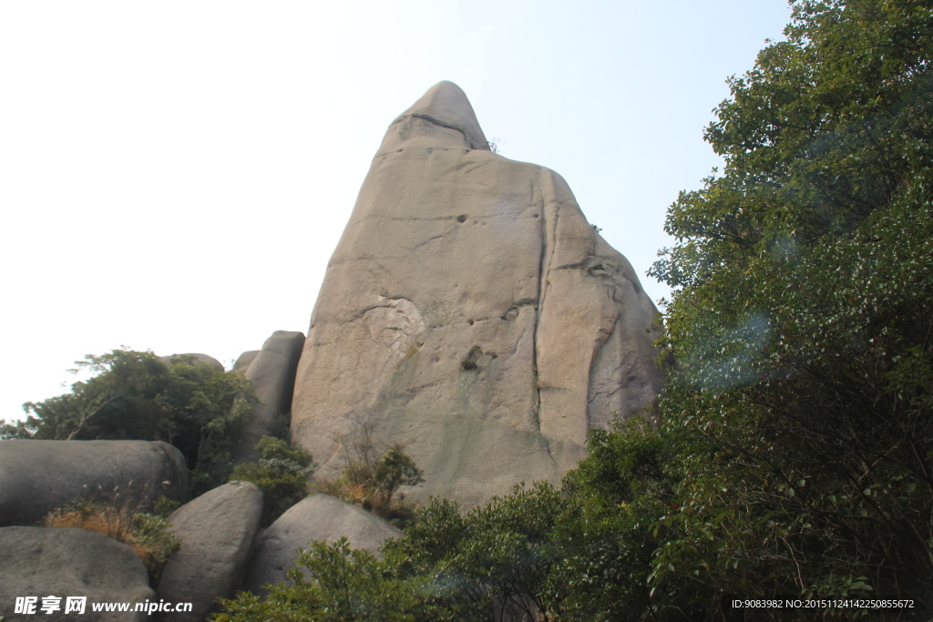 太姥山全景 云海 云雾 山顶雾