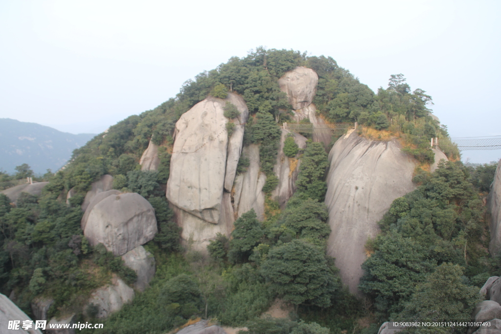 太姥山全景 云海 云雾 山顶雾