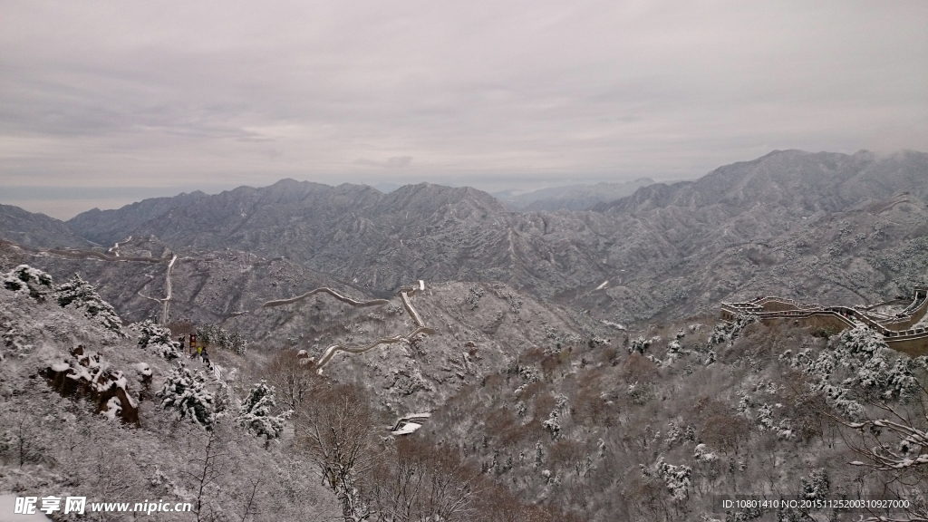 长城雪景