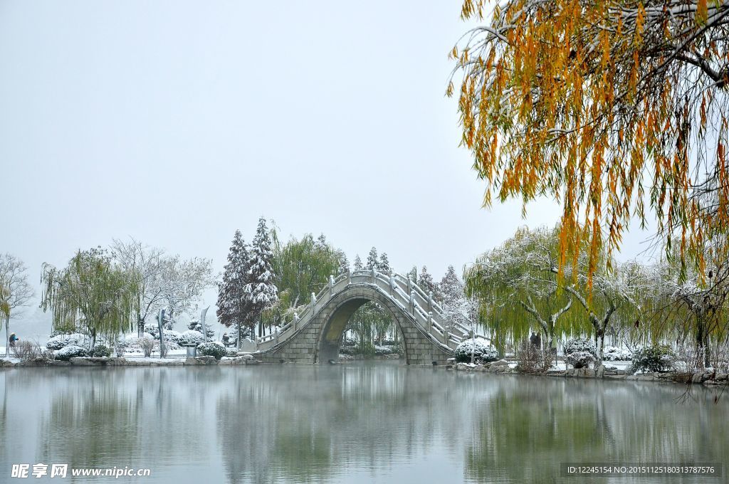 云龙湖雪景