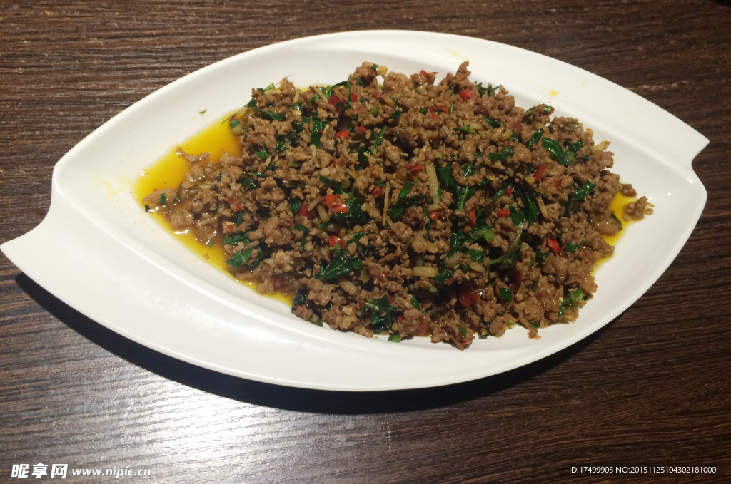 炒牛肉沫