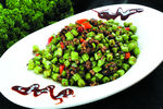 榄菜炒豆角