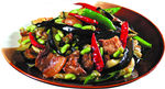 毛豆茄子小炒肉