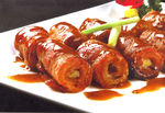 茄子烟肉卷