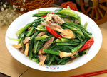 鲜蘑油麦菜