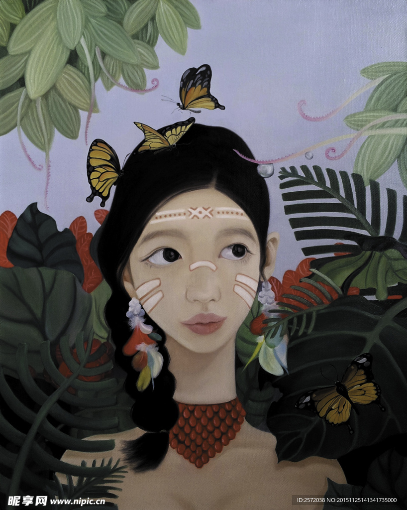 印第安少女