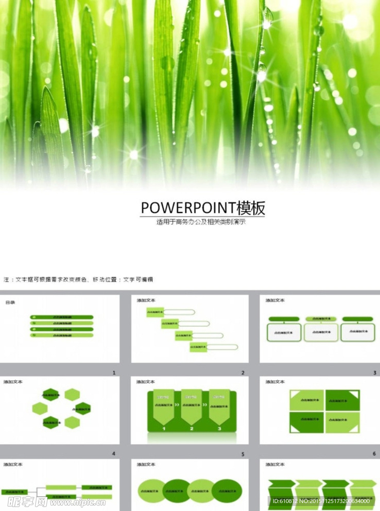 清新PPT   绿色PPT