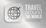 环球旅游标志设计矢量素材