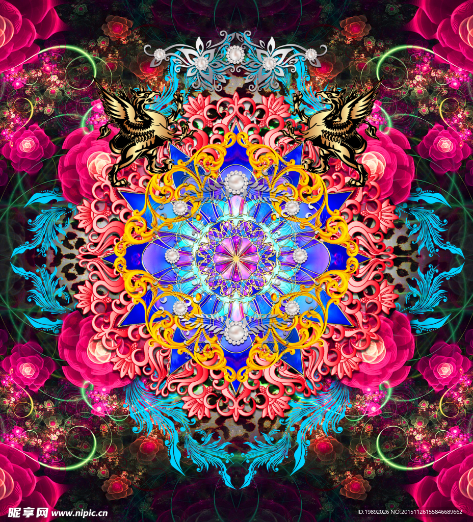 古典花纹