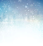 雪中树林