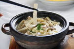 石锅煮豆干