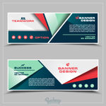 简约几何banner AI