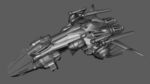 精致宇宙飞船maya3d模型