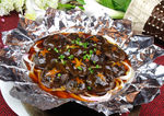 铁板香菇饼