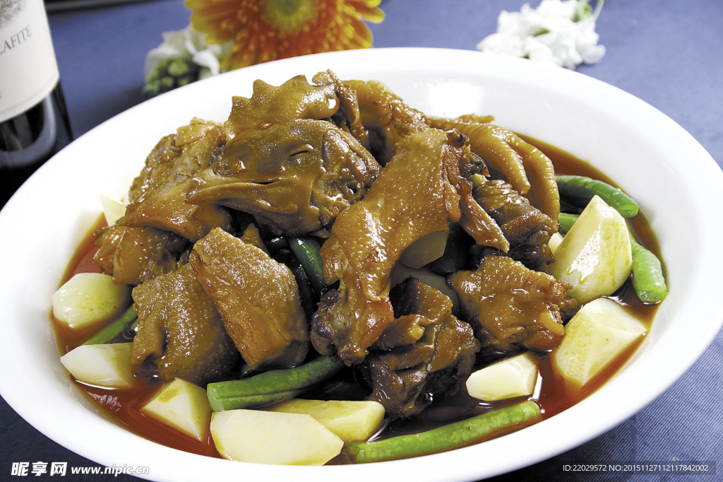 土豆烧土鸡