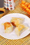 香煎韭菜饺