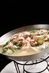 小白菜蛎蝗炖豆腐