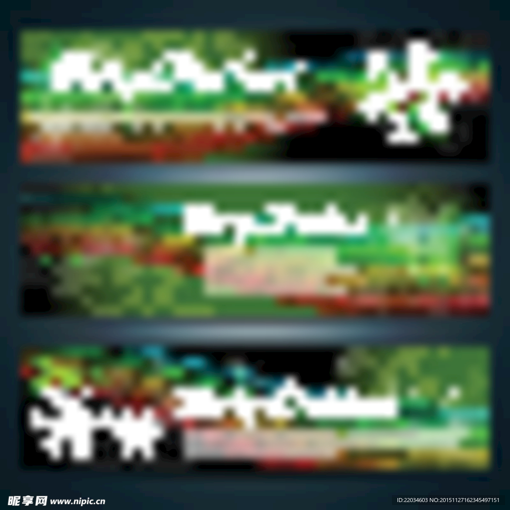 圣诞节banner矢量素材