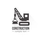 创意建筑施工标志矢量素材