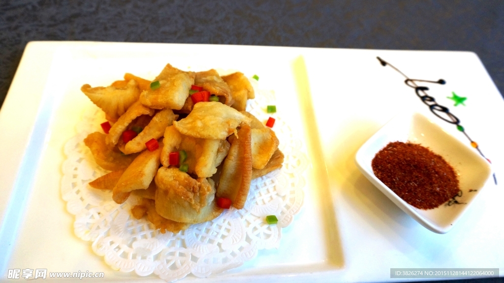 鱼翅 小鱼翅 蘸酱