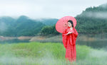 湖北咸宁市通城县黄袍山古装美女