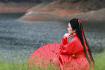 湖北咸宁市通城县黄袍山古装美女