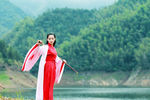 湖北咸宁市通城县黄袍山古装美女