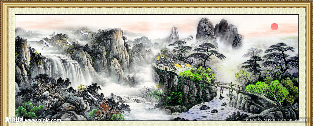 国画山水