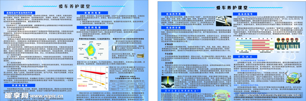 汽车养护折页