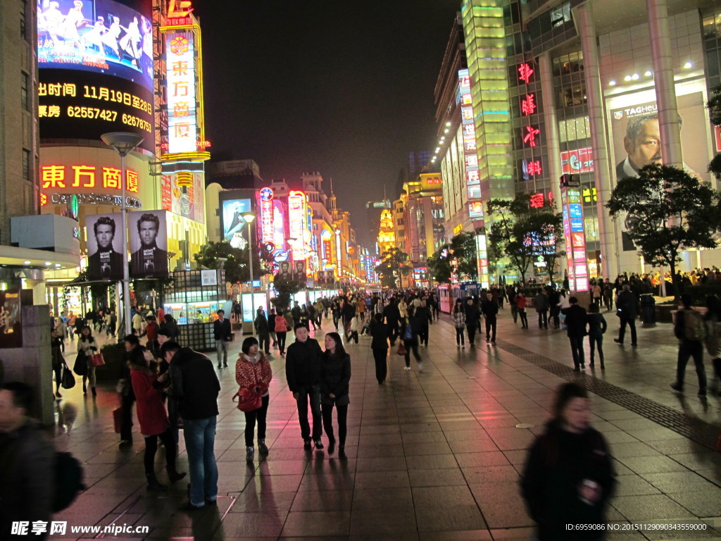 繁华上海夜景