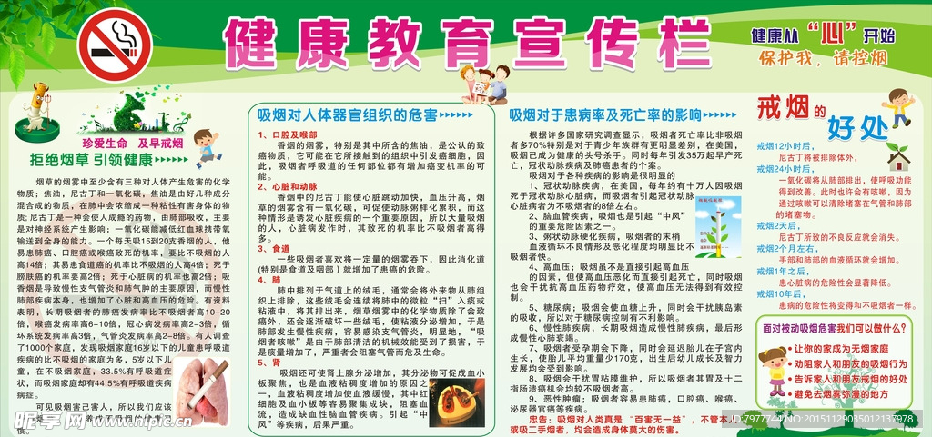 禁烟  宣传栏