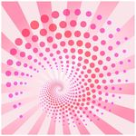 放射 底纹 几何 粉色