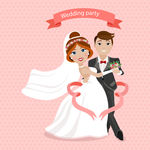 婚礼插图 结婚插图 婚纱插图