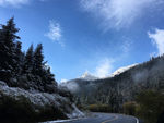 山林雪景