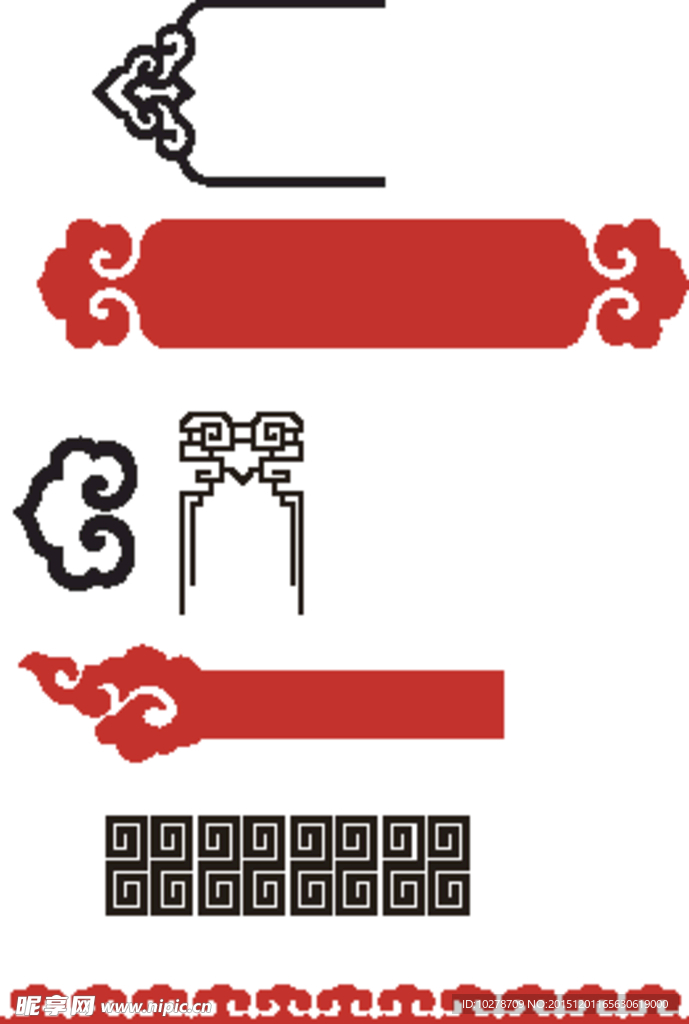 中国古典传统边框装饰