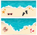 夏季沙滩banner