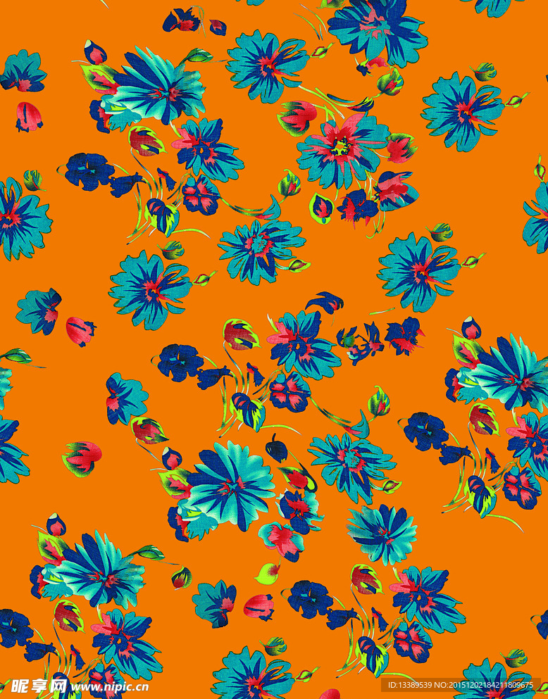 数码花型 数码印花 服装 时尚