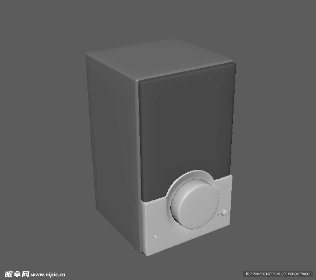 精致音箱maya3d模型