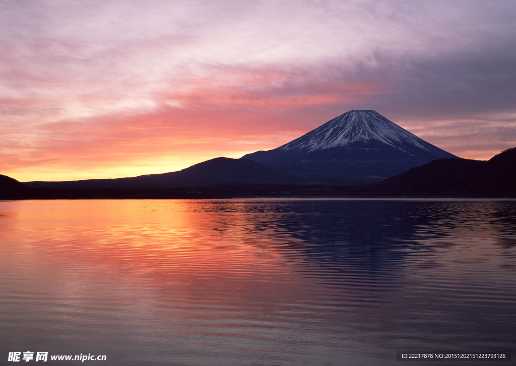 夕阳风景图