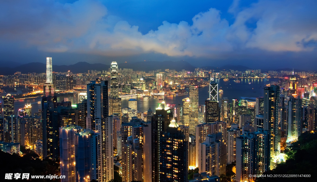 维多利亚夜景