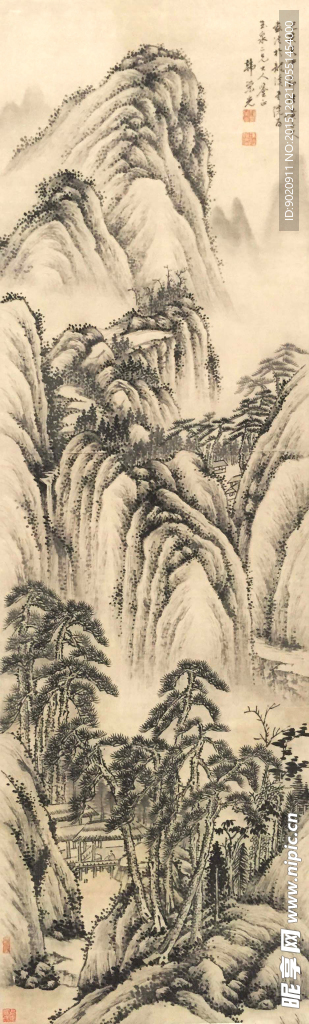 韩荣光 山水