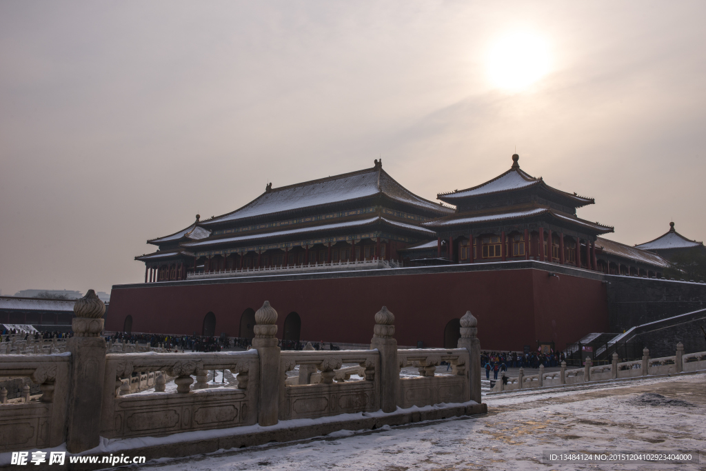 雪色故宫