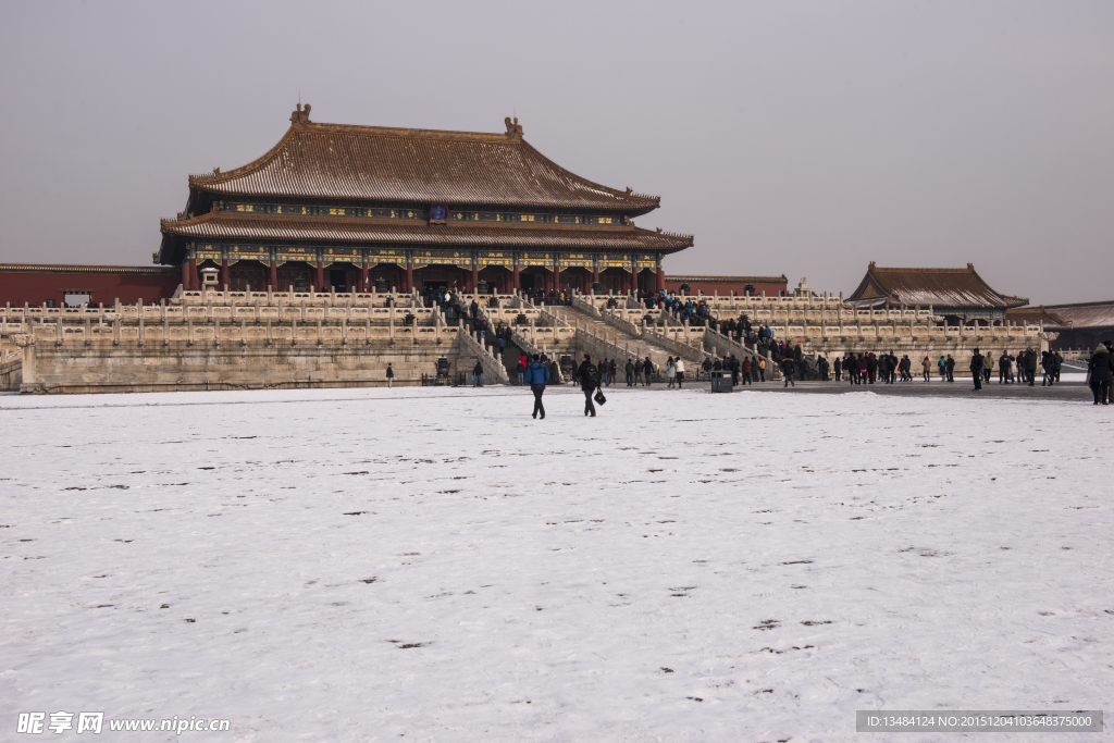 雪色故宫