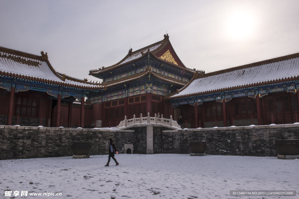 雪色故宫