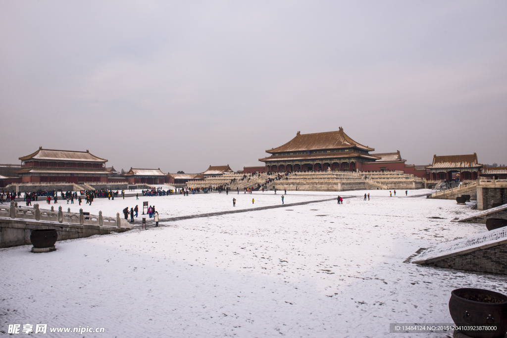 雪色故宫