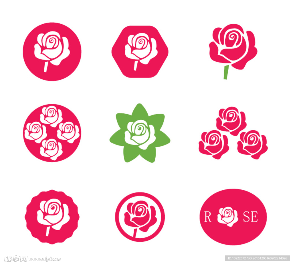 玫瑰花图标