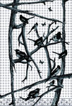 鸟印花