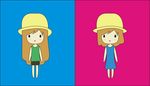 卡通小女孩